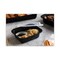 Pactiv Corp. Newspring VERSAtainer 4.5 x 5.5 x 1.75 12 oz Plastic Microwavable Containers - Black/Clear (150/Carton)